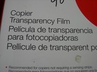 New Open Box Universal Copier Transparency Film - 8 5    X 11    - 65120 - 90 Sheets