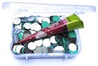 3000pcs Craft Sheesha Mirror Pieces With Fabric Glue For Embroidery Craft Silver