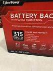 Cyberpower 8-outlet 650va Pc Battery Back-up System And Surge Protector