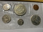 1968 Panama 6 Coin Proof Set  Government Sealed  Envelope   2 Silver Coins