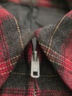 Vintage 50s Pendleton Wool Ricky Gabardine Jacket Shadow Plaid Talon Zipper L