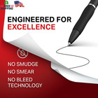 Sharpie S-gel Gel Pens  Black Barrel  Medium Point  0 7mm   Black Gel Ink Pens 