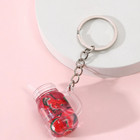 Cute Watermelon Drinks Charm Keychain Creative Keyring Fun Cute Handbag Keychain