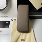 Montblanc Classic Beige Leather 2-pen Leather Pen Zip Case