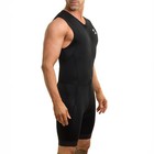 Synergy Triathlon Tri Suit - Mens Race Sleeveless Trisuit Black ink Medium