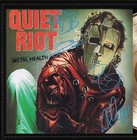 Quiet Riot Cherry Wood Reproduction Signature Record Display