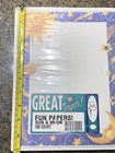 Vtg Great Papers  Fun Sheets Sun And Moon  100 White Sheets Celestial Edge Boho