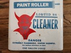 Vintage Red Devil Liquid 66 Cleaner Metal Advertising Can Hardware Paint Rare