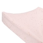 Lambs   Ivy Ballerina Baby Pink gold Stars Soft Changing Pad Cover