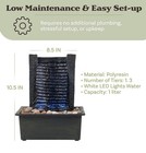  new In Box  Led Lighted Tabletop Water Fountain By Pure Garden 50-141