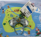 Disneyland Mini Ear Headband Keychain Frozen Floral Sorcerer Olu Mel Bag Charm