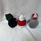 Coca-cola 3 Plush Lot  Polar Bear In Red Shirt  Penguin   Gray Seal 1997