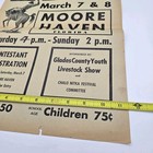 Vintage Rodeo Poster Moore Haven Florida