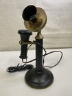 Antique 1915 Western Electric Brass Candlestick Desk Table Telephone Phone Rare