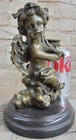 Cherub Putti Angel Bronze Vintage Sconces Candle Holders Candelabra Artwork Sale