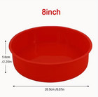1pc Cake Pan 8 Inch Baking Cake Mold  Silicone Baking Pan  Oven Accessories  Bak