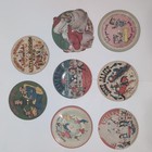 Vintage Picture Record Lot 7  Cardboard Playsong Records Voco 1940s Untested X9