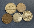 Silver Bust Dime  Indian   Wheat Cent  Buffalo   Jefferson Nickel
