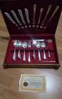 Vintage Oneida Silverplate Flatware Lot W  Box     Rogers Ekco Mixed Set