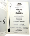 Bollinger s Candelight Pavilion Dinner Theater  Guys Dolls Playbill Program 1988