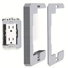 4 Pcs Wall Plate Spacer- Metal Flush Fit Device Leveling Plates-receptacle