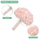 Wedding Bouquets For Bride  Artificial Rose Bouquet For Wedding pink 