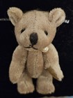 Small-scale Collectors  Item 5-way Jointed Miniature Plush Teddy Bear Not Boxed