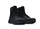 Under Armour Men s Charged Valsetz Waterproof Zip Tactical Boots  Black