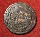 Haiti 6 Centimes 1846 Copper Coin Km 28 T10011a