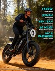 Dttzh F6 20  Fat Tire Electric Bike 2000w 40mph Off-road Mountainebike For Adult