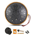 Rain Drum For Outside Garden steel Tongue Drum Rain Chime  15 Note 12 Inch Drum