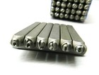 Hand Metal Marking Punches 5mm 3 16  Lower Case Alphabet   Numbers Stamps 36-set