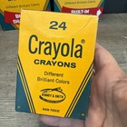 Vtg Nos Crayola Box 64 Crayons W sharpener Binney Smith Usa Lot Of 3 Plus 24