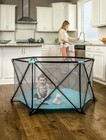 Foldable Baby Playpen Toddler Safety Play Yard Fence Portable Washable 6-panel