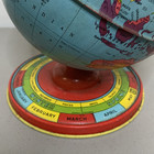 Vintage J Chein   Co Tin 7 5    World Globe