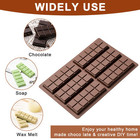 Chocolate Bar Mold non-stick Chocolate Molds  100  Food Grade Silicone Deep Choc