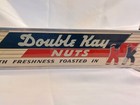 Double Kay Nuts Art Deco Sign Nut Warmer Header Advertising Marquee Vintage 