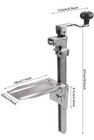 Sob Manual Commercial Can Opener 13inch Heavy Duty Table Bench Clamp  new 