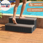 Plastic Hot Tub Steps With Storage  Spa Steps Outdoor Stairs  36 6 Inches Long -