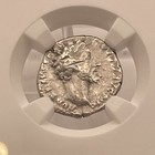 Roman Empire Marcus Aurelius  Ad 161-180 Ar Denarius Colosseum Collection Ngc