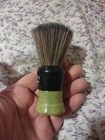Vintage Ever Ready 200 Green Bakelite Shave Brush 24mm Synthetic Knot