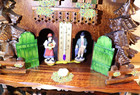 Wood Handcrafted Black Forest Weatherhouse Made In Germany Just A Gem