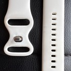 White Silicone Strap Band For Apple Watch Series 1 2 3 4 5 Replacement