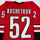 Autographed signed Pyotr Kochetkov Carolina Red Hockey Jersey Jsa Coa