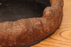 Old Japanese Zelkova Wood Charcoal Case Root Form Hibachi Tea Ceremony Meiji Era