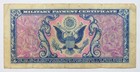 United States Ten Cents Military Payment Certificate - Series 481 - 10c Note
