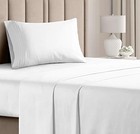 Size Sheet Set - 3 Piece Set - Hotel Luxury Bed Sheets - Extra Soft  Twin White