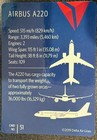 Delta Airlines Aircraft Trading Card  51 Airbus A220 Horizontal  2019 