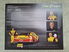 2009 Clint Bowyer Signed Nascar 8x10 Photo Card Cheerios Chevrolet Autograph