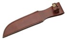 Knife Sheath Fixed-blade Belt Brown Leather 11  Fits Up To 6 25  X 1 5  Blade